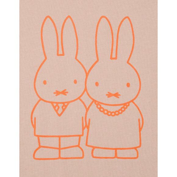 Uniqlo Miffy Mom Dad UT Graphic T-Shirt in Beige - Picture 2 of 13